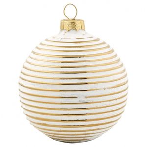 Hovedbilde GreenGate, julekule stripe ...