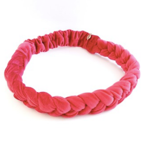 Noma, Hårbånd velur flette rød