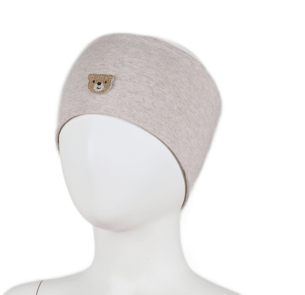 Kivat, sand pannebånd med bamse