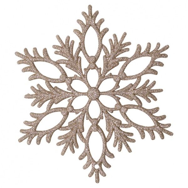 GreenGate, julepynt snowflake resin gold