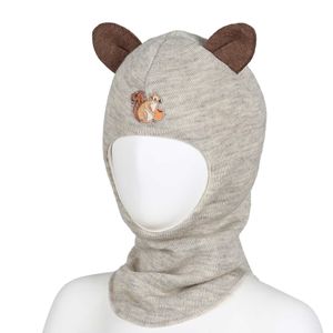 Hovedbilde Kivat, sand hettelue i ull ...