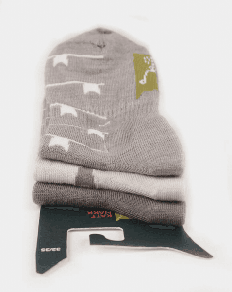 Kattnakken 3 pk ullsokker barkebåt