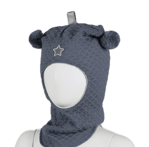 Hovedbilde Kivat, duebl&aring; hettelue i ull  ...