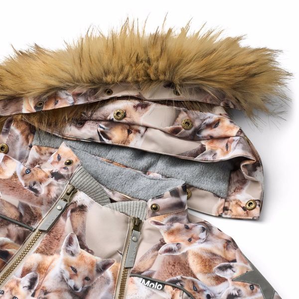  Molo vinterdress Pyxis fur playing foxes